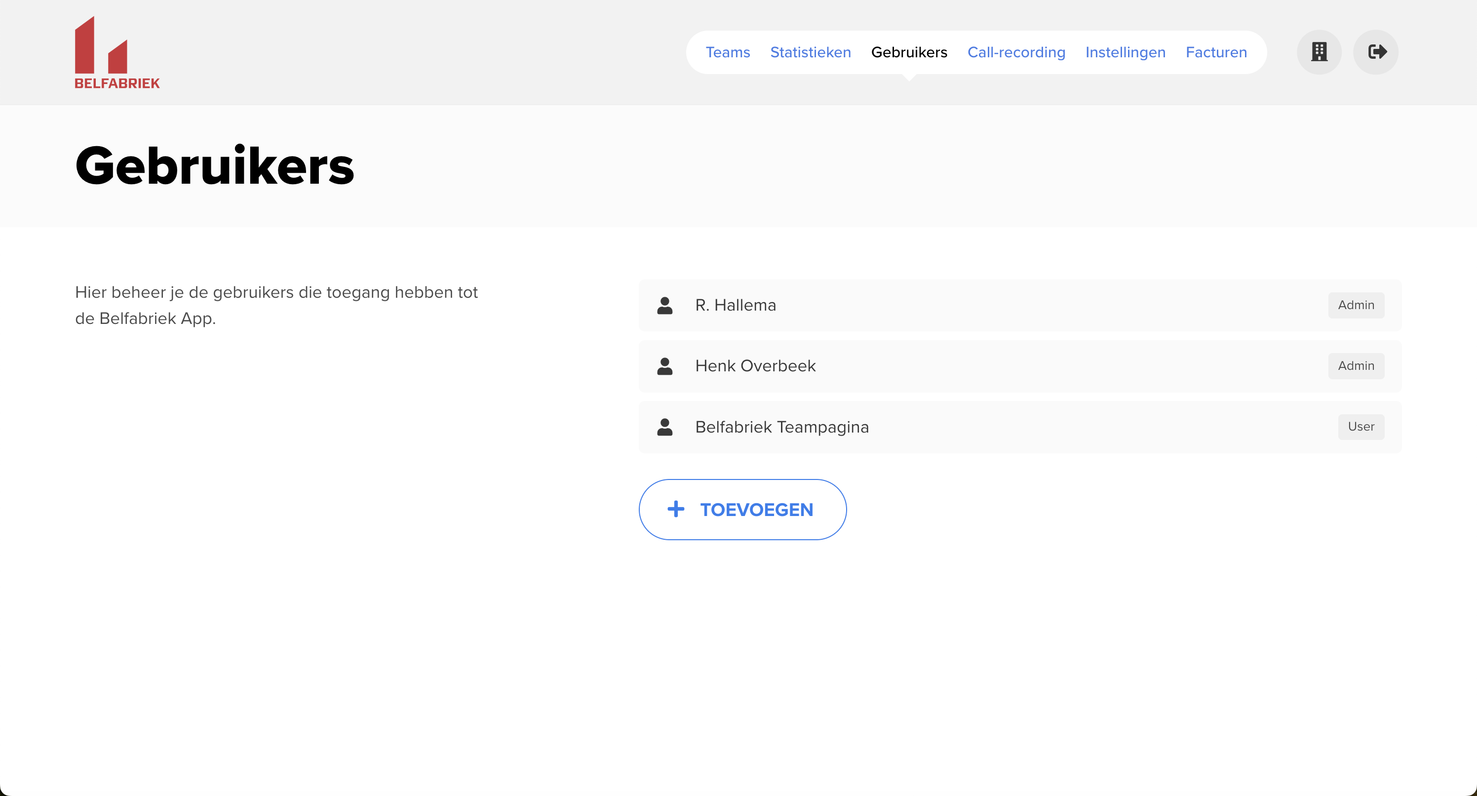 Användarapp